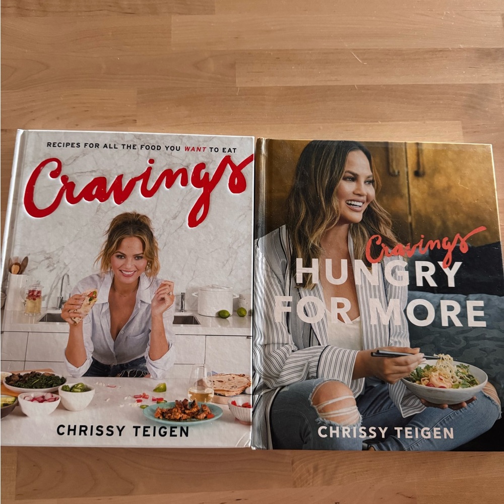 Chrissy Teigan Cravings Cookbook Set - White and Black Covers